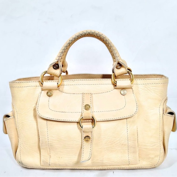 Celine Beige Tote Bag - Picture 1 of 9